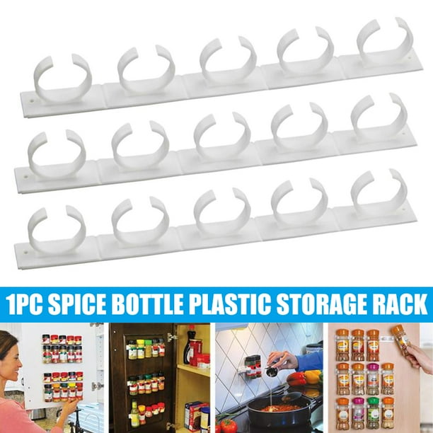 Kitchen Spice Gripper Clip Strip 20 Glasregal Aufbewahrungshalter N4G7